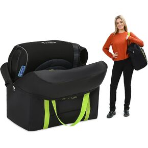 Reperkid Booster Seat Travel Bag for Airplane - Baby Backless Car Seat Travel Bag - Fits Gb Pockit Stroller, Durable - Waterproof, Portable, Zippered - Airport Gate Check Bag for Booster Seats – Blue