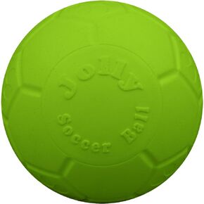 Jolly Pets Medium Soccer Ball Floating-Bouncing Dog Toy, 6 inch Diameter, Ocean Blue