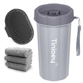 Dog Paw Cleaner for Medium Dogs (with 3 Absorbent Towels), Dog Paw Washer, Paw Buddy Muddy Paw Cleaner, Pet Foot Cleaner in Kuwait