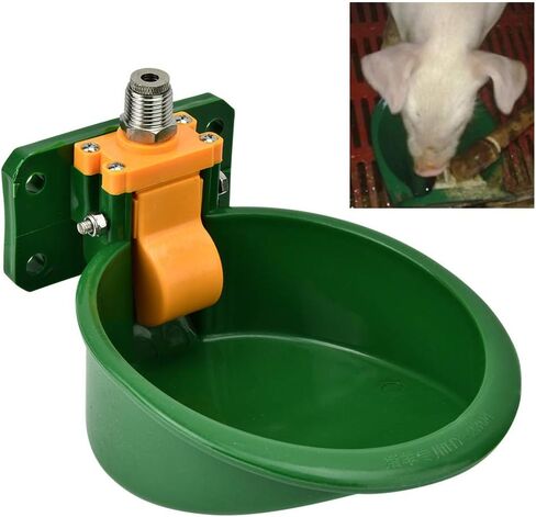 جوجيني وعاء مياه اوتوماتيكي للخنازير والاغنام والخنازير، كوب شرب للمزرعة، لوازم مياه الشرب للخيول والماعز والبقر والاغنام والكلاب in Kuwait