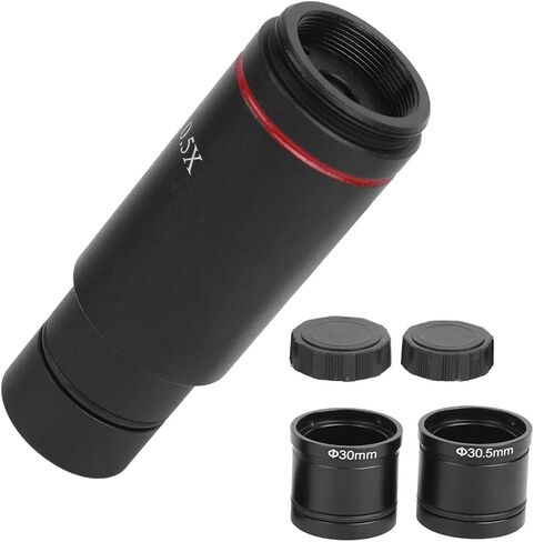 Jeanoko متين CCD ABS C-Mount 0.5X محول لمجهر AmScope CCD كاميرا محول للمجاهر محول عدسة التلسكوب الصناعية in Saudi Arabia