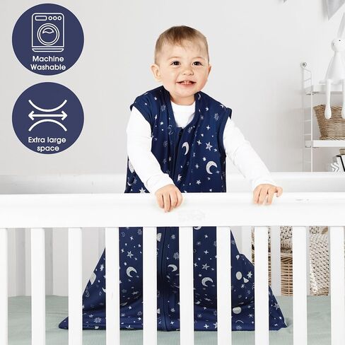 BSTOPPT 3 Pack Baby Sleep Sack 0-6 Months 100% Rayon Cotton Baby Sleeping Bag 2-Way Zipper Toddler Wearable Blankets Comfy Stretchy Lightweight TOG 0.3 （Heart&Pink&Floral） in Saudi Arabia