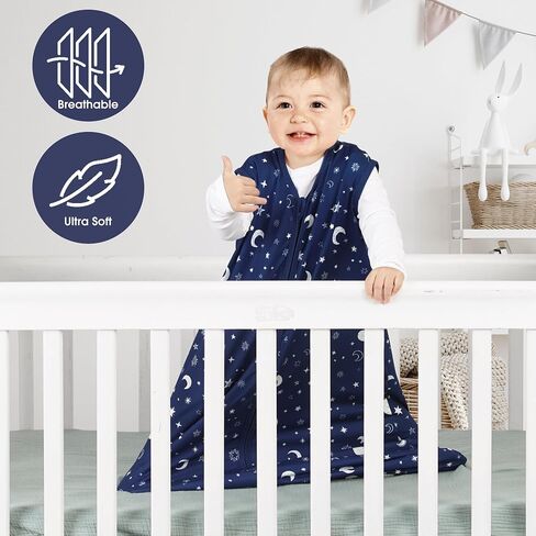BSTOPPT 3 Pack Baby Sleep Sack 0-6 Months 100% Rayon Cotton Baby Sleeping Bag 2-Way Zipper Toddler Wearable Blankets Comfy Stretchy Lightweight TOG 0.3 （Heart&Pink&Floral） in Saudi Arabia