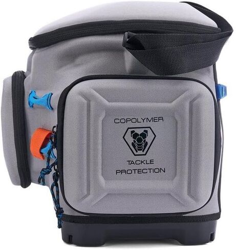 حقيبة ظهر لصيد الأسماك من بلانو أطلس 3700، مادة EVA رمادية، تتضمن 3 3750 صناديق أدوات StowAway للديدان والطعم والطعوم وقاعدة مقاومة للماء وغير قابلة للانزلاق in Kuwait