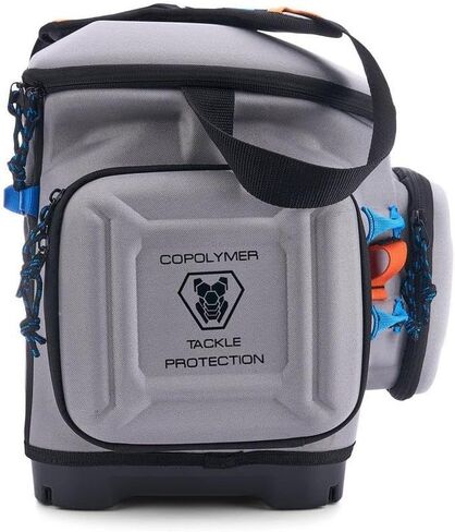 حقيبة ظهر لصيد الأسماك من بلانو أطلس 3700، مادة EVA رمادية، تتضمن 3 3750 صناديق أدوات StowAway للديدان والطعم والطعوم وقاعدة مقاومة للماء وغير قابلة للانزلاق in Kuwait