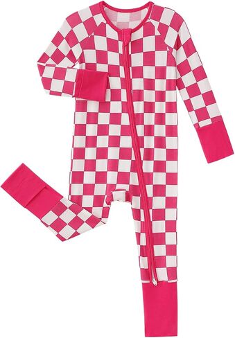 Baby Viscose from Bamboo Pajamas - Infant Boys Girls Footless Zippy Pjs Sleep 'N Play Clothes - One Piece Romper in Saudi Arabia