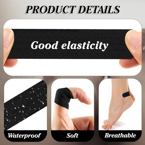 60 ورقة شريط مولسكين لاصق للقدم لمنع البثور شريط منع البثور بطانة تجنب تقرحات الجلد، حماية القدم للأحذية الطويلة والمشي لمسافات طويلة وتقليل الام الاحتكاك in Kuwait