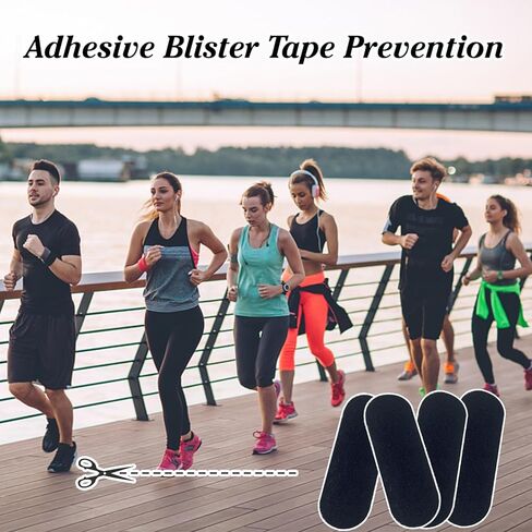 60 ورقة شريط مولسكين لاصق للقدم لمنع البثور شريط منع البثور بطانة تجنب تقرحات الجلد، حماية القدم للأحذية الطويلة والمشي لمسافات طويلة وتقليل الام الاحتكاك in Kuwait