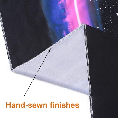 Manicer Blacklight Skull Tapestry، The Kissing Lovers Tapestry UV رد الفعل Trippy Neon Tapestry يتوهج في خلفية الحفلات المظلمة، هيكل عظمي جدار الفن لغرفة النوم وغرفة المعيشة - 51.2 "× 59.1" in Kuwait