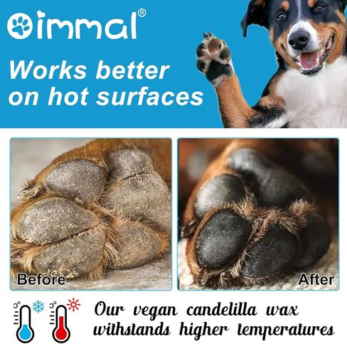 بلسم مخالب الكلاب، مرطب وحماية لأقدام الكلاب ووسادات القدم، يهدئ ويعالج ويصلح ويرطب المخالب والأنف الجافة والمتشققة والتالفة - مثالي لظروف الطقس القاسية in Kuwait