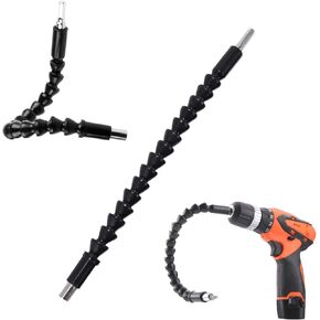 Super Bit, Superbit Screwdriver Flexible,Flexible Drill Bit Extension, Super Bit Bendable Tool, Suitable for all Electric Hand Drills (2 piece Blue)