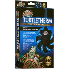Zoo Med TURTLETHERM Automatic Preset Aquatic Turtle Heater (Up to 50 Gallons) 150 Watt