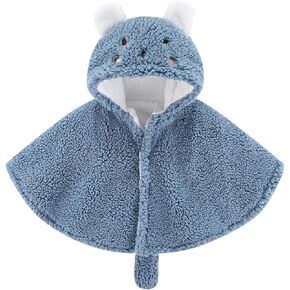 Sunbona Infant Baby Boy Girls Cute Christmas Cloak Coat with Hooded Warm Winter Fleece Carseat Poncho Cape Outwear in Saudi Arabia