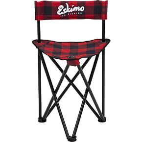 Eskimo® Folding Ice Chair, Portable Chairs, Red/Black, 69813 in Saudi Arabia