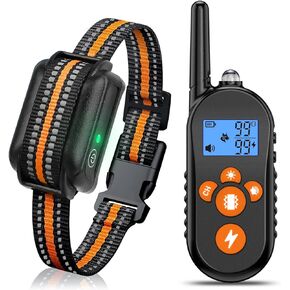Petivize Dog Shock Collar, 2500FT Dog Training Collar with 4 Training Modes, IPX7 Waterproof Shock Collar, Rechargeable Electric Collar for 20-110lbs Medium Large Small Dogs in Saudi Arabia