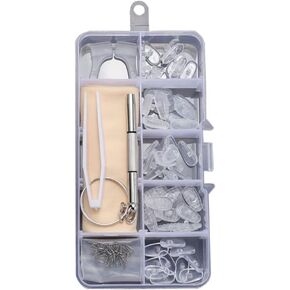 Junsika نظارات مخدات أنف للنظارة مضادة للانزلاق لينة سيليكون غرفة الهواء المسمار في مخدات أنف للنظارة للنظارات طقم تصليح النظارات 26 زوجًا in Kuwait