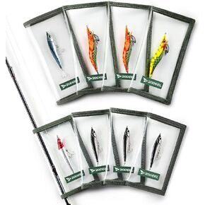 أغلفة طُعم الصيد من Rodeel، 4 عبوات من أغطية طُعم PVC الشفافة، مع أغطية خطافية، تحافظ على سلامة الأطفال والحيوانات الأليفة والصيادين من الخطاف الحاد، مقاس كبير: 8.5 بوصة × 4.4 بوصة، حجم متوسط: 7 بوصة × 3.8 بوصة in Kuwait