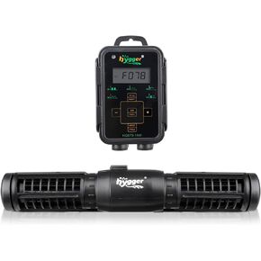 hygger Aquarium Wave Maker, 18W Adjustable Cross Flow Pump with LED Display Controller, Magnetic DC 24V Aquarium Powerhead for Freshwater and Marine Reef Aquariums Up to 135 Gallon in Saudi Arabia