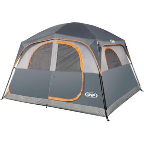 UNP 6 Person Tents for Camping Waterproof Family Cabin Tent with Rainfly | Easy Setup Windproof Double Layer Camping Tent with 1 Mesh Door & 5 Large Mesh Windows 10'X9'X78in(H) in Saudi Arabia