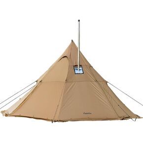 FireHiking Camping Hot Tent 4-8 Person Tipi Tent with Stove Jack for Bushcraft, Cooking and Heating in Kuwait