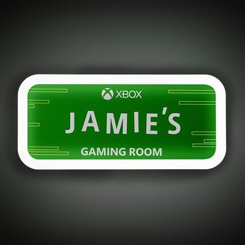 Paladone Xbox Light Up Gaming Room Sign, Customizable with Stickers, LED Hanging Decor for Wall or Door, Licensed Gift for Xbox Gamers in Saudi Arabia