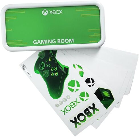 Paladone Xbox Light Up Gaming Room Sign, Customizable with Stickers, LED Hanging Decor for Wall or Door, Licensed Gift for Xbox Gamers in Saudi Arabia