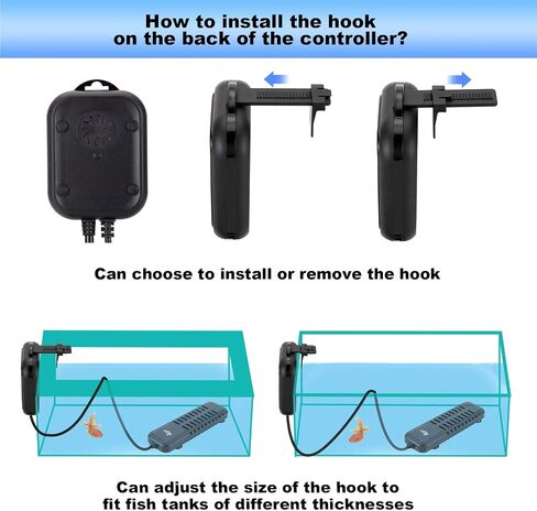 AQQA Submersible Aquarium Heater,100W/200W/300W/500W/800W/1000W/1200W in Kuwait