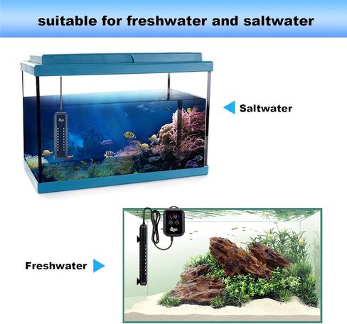 AQQA Submersible Aquarium Heater,100W/200W/300W/500W/800W/1000W/1200W in Kuwait