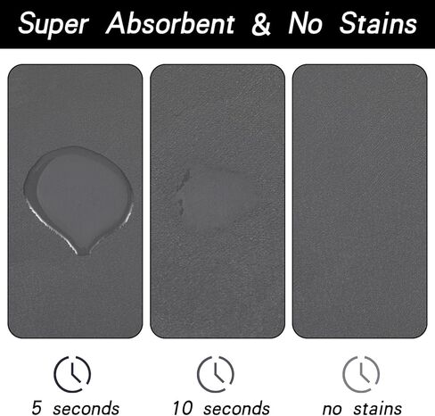 Wedding Pails Pet Feeding Mat, Absorbent Dog Food Mat, Dog mat for Food and Water Bowl,No Stains Quick Dry Dog Water Dispenser Mat Easy Clean Cat Dog Feeding Supplies in Kuwait