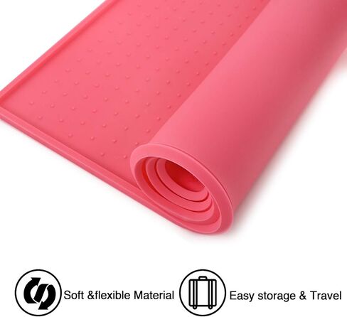 Juqiboom الكلب الغذاء حصيرة مكافحة فوضى تصميم الحيوانات الأليفة القوس حصيرة، غير زلة سيليكون مقاوم للماء القط تغذية تحديد الموقع لجرو كيتي الكلب القط الحيوانات الصغيرة المتوسطة in Kuwait