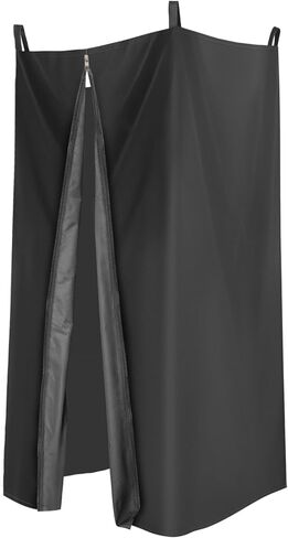 Privacy Tent for Boats 600D Heavy Duty Waterproof Boat Hanging Privacy Tent 27" W x 30" D x 72" H-Black in Kuwait