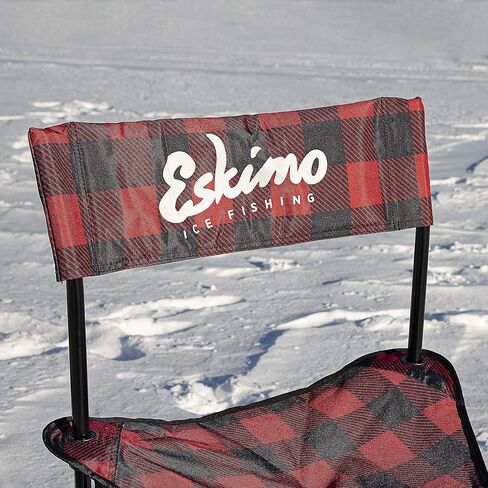 كرسي ثلج قابل للطي من Eskimo®، كراسي محمولة، أحمر/أسود، 69813 in Saudi Arabia