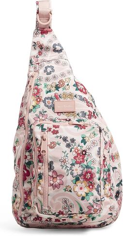 Vera Bradley Women's Recycled Lighten Up Reactive Sling Backpack Bookbag in Kuwait