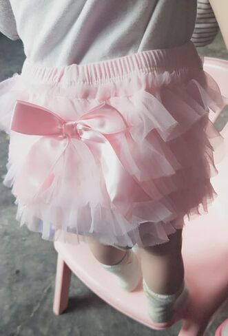 سراويل قصيرة للأطفال من HOVELL سراويل داخلية مكشكشة من التول للأطفال الرضع سراويل داخلية من الدانتيل in Kuwait