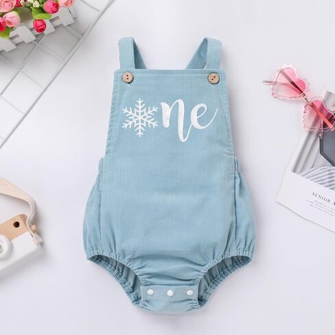 AWIBMK Toddler Girls Boys Boho 1st Birthday Outfit Solid Color Cake Smash Romper One Letter Print Birthday Clothes Photoshoot in Saudi Arabia