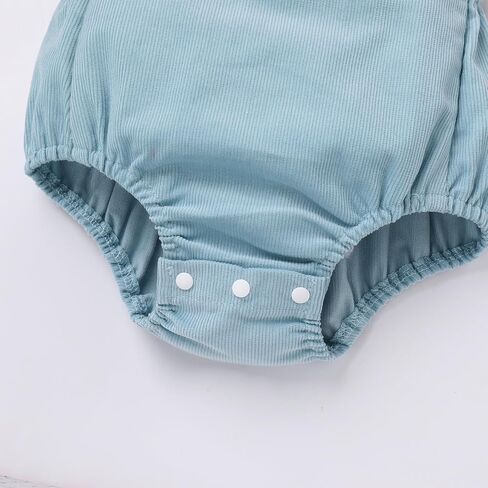 AWIBMK Toddler Girls Boys Boho 1st Birthday Outfit Solid Color Cake Smash Romper One Letter Print Birthday Clothes Photoshoot in Saudi Arabia