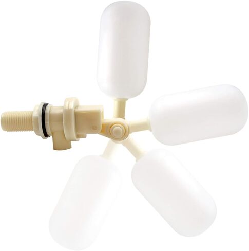 MACGOAL Stainless Steel Automatic Waterer Bowl with Float Valve, Drain Plug and Braided Hose, Water Trough for Livestock Dog Goat Pig Waterer in Kuwait