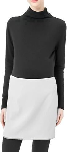 فستان حمل 5G مضاد للاشعاع من هاي شيبينغ، حزام بطن 360 درجة، ملابس للنساء الحوامل جيدة التهوية وناعمة ومريحة 27.5 × 15.7 (فضي) مقاس واحد يناسب الجميع, فضي in Kuwait