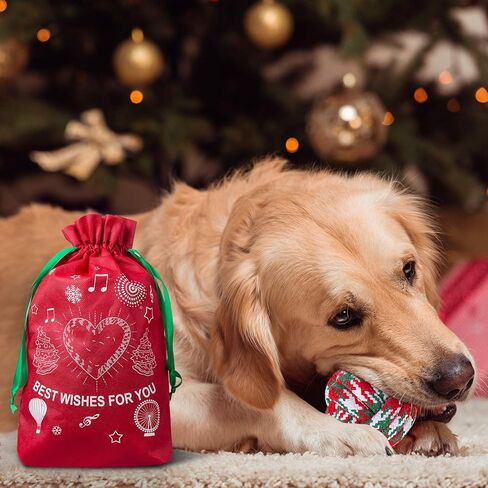 Rope Dog Toys, 5 Packs Cotton Puppy Teething Chew Toys Interactive Christmas Dog Stocking Stuffers Rope Toys for Small Medium Dogs with Bag in Kuwait