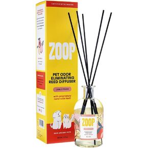 Zoop Pet Odor Remover Reed Diffuser - Long Lasting Pet Odor Oil Diffuser - Non-Toxic Eco-Friendly Reed Diffuser Set & Diffuser Sticks - Air Freshening Pet Odor Eliminator Scented Diffuser for Home. in Kuwait