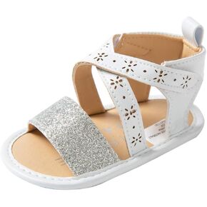 Csfry Infant Baby Girls Sandals with Princess Dress First Walker Shoes in Kuwait