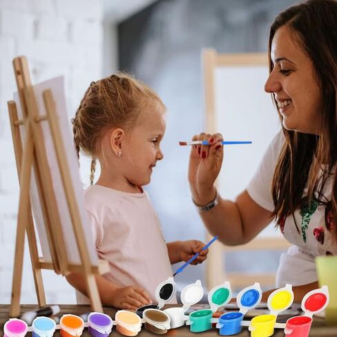 طقم طلاء زهرة سيدة من القماش المرسوم مسبقًا من Essenburg | للبالغين والمراهقين رشفة وطلاء لصالح الحفلات | نشاط ثنائي للتاريخ الليلي يمكنك تنفيذه بنفسك (لوحة قماشية مقاس S 8x10 فقط) in Kuwait