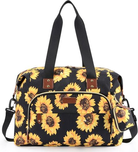 Tuwubi Diaper Bag Tote,Baby Diaper Bag with Pacifier Case | Large Travel Diaper Tote Caddy for Mom and Dad Multifunction Baby Bag(Medium,Black) in Saudi Arabia