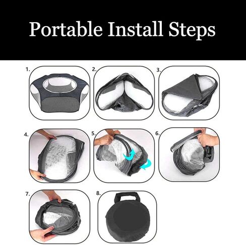 لينيفار قفص لعب للحيوانات الصغيرة، خيمة للحيوانات الاليفة سياج شفاف ومحمول مع غطاء بسحاب، سياج ساحة التمرين في الاماكن الخارجية والداخلية للجراء والقطط الصغيرة والارانب والهامستر والفئران والخنازير in Kuwait