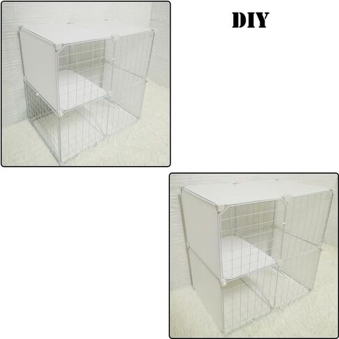 Cat Cage Indoor DIY Cat Playpen Detachable Metal Wire Kennels Cat Cage Indoor Cat Enclosures DIY Cat Playpen Metal Kennel in Kuwait