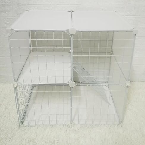 Cat Cage Indoor DIY Cat Playpen Detachable Metal Wire Kennels Cat Cage Indoor Cat Enclosures DIY Cat Playpen Metal Kennel in Kuwait
