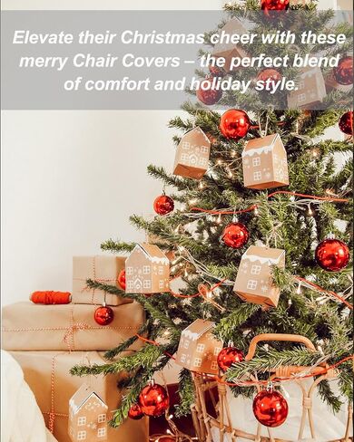 Genina Waterproof Chair Covers for Dining Room 6 Pack, Stretch Jacquard Dining Chair Cover Removable Washable Chair Protectors Cover for Kitchen, Home (Leaves-Warm Gray, 6 PCS) in Saudi Arabia