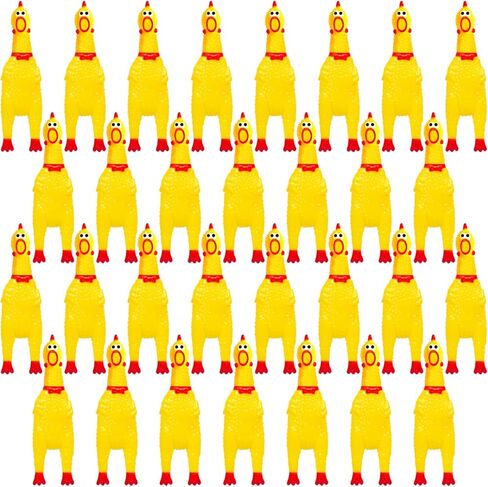 30 قطعة من لعبة الدجاج الصراخ من هداجبن، دجاج ضغط مطاطي اصفر، العاب مبتكرة للحيوانات الاليفة، العاب صاخبة للكلاب، هدايا عيد الميلاد، لعبة صانع الضوضاء in Kuwait