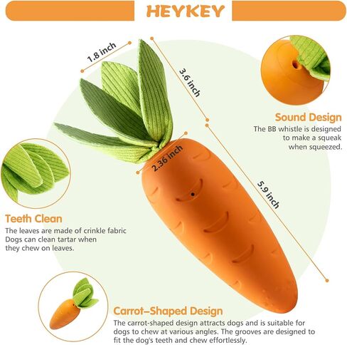 HEYKEY Dog Toys for Aggressive Chewers, Squeaky Dog Toys, Indestructible Dog Toys,Rubber Dog Chew Toys for Small, Medium, Large Dogs, Milk Flavor in Saudi Arabia