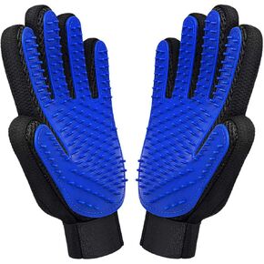 Closeep Dog Grooming Glove 1 Pair Pet Deshedding Brush Gloves Cat Hair Remover Mitt for Pet Massage Long or Short Fur Bathing in Kuwait